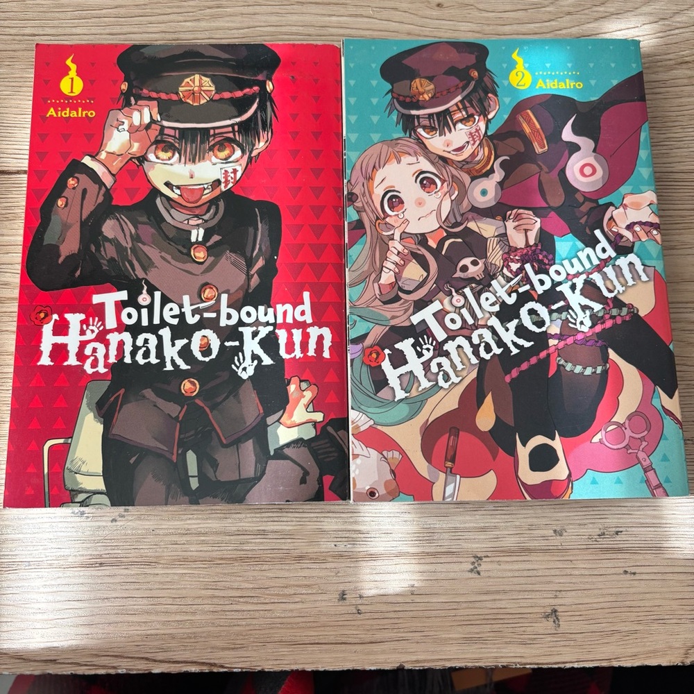 Toilet-bound Hanako-kun Manga Comic Book Volume 1 and 2